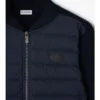 Gesteppte Jacke aus Nylon und Wolle