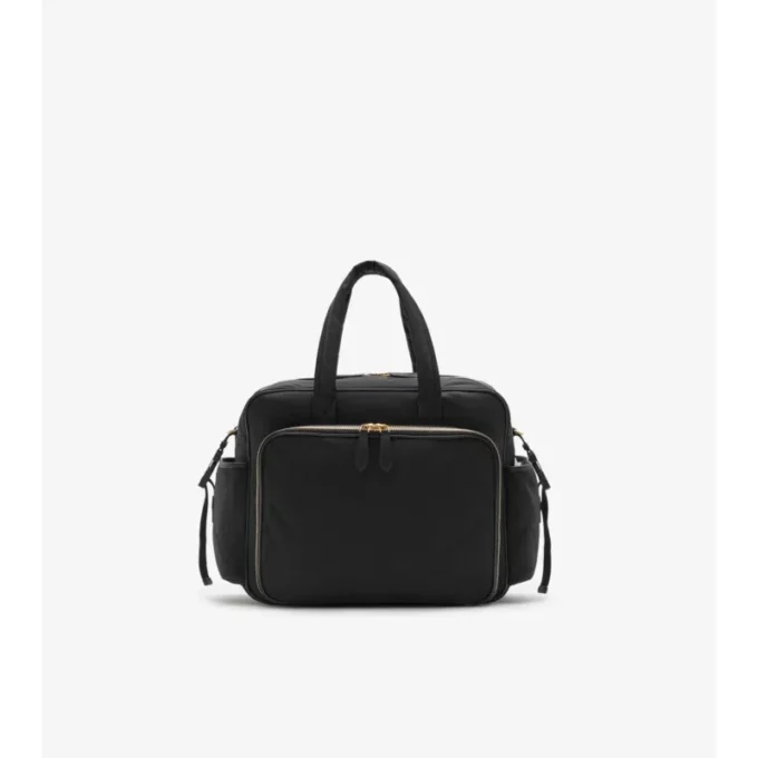 Gesteppte Wickel-Tasche aus Nylon
