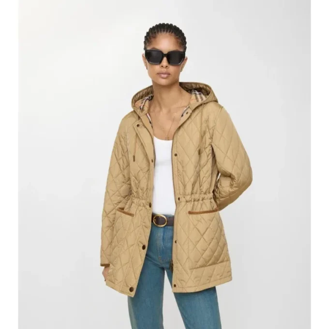 Gesteppter Nylon-Parka
