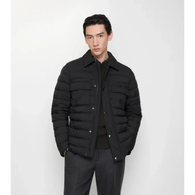 Gestepptes Overshirt aus Nylon
