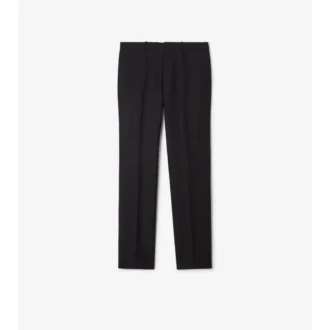 Gestreifte, maßgeschneiderte Hose aus Woll-Mohair
