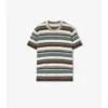 Gestreiftes T-Shirt aus Wollmischung