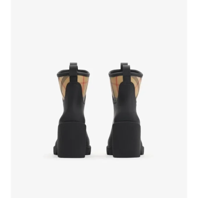 Gummistiefel mit Absatz und Marsh-Stempel