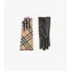 Handschuhe aus Wolle und Kaschmir mit Karomuster