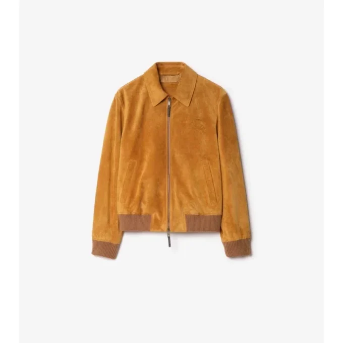 Harrington-Jacke aus Wildleder