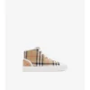 High-Top-Sneaker aus Baumwoll-Popeline