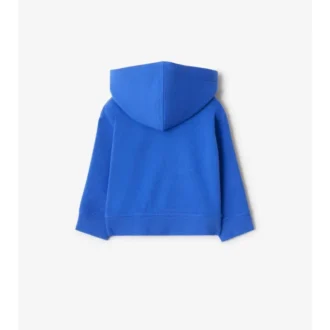Hoodie mit Reißverschluss aus Baumwolle mit Karomuster