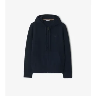 Hoodie mit Reißverschluss aus Kaschmirmischung