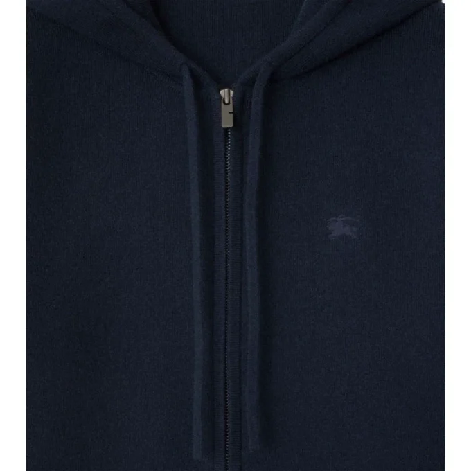 Hoodie mit Reißverschluss aus Kaschmirmischung