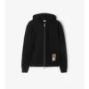 Hoodie mit Reißverschluss und Karomuster