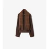 Jacke aus Wollmischung mit abnehmbarem Schal
