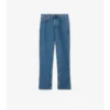 Jeans mit mittlerer Leibhöhe und geradem Schnitt