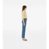 Jeans mit mittlerer Leibhöhe und geradem Schnitt