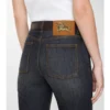 Jeans mit mittlerer Leibhöhe und geradem Schnitt