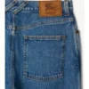Jeans mit mittlerer Leibhöhe und geradem Schnitt