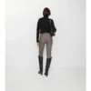 Jodhpurs aus Stretch-Baumwolle mit Fischgrätenmuster