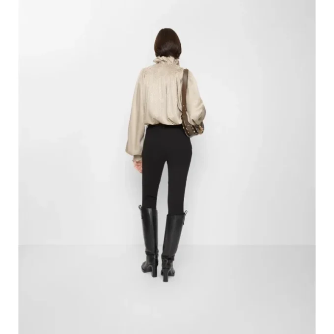 Jodhpurs aus Stretch-Baumwolle mit Fischgrätenmuster