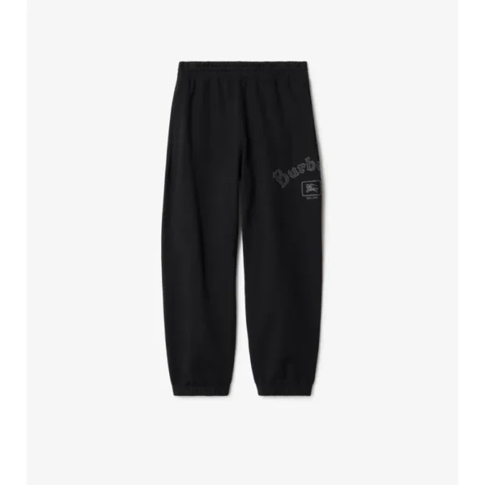 Jogginghose aus Baumwolle mit Gothic-Logo