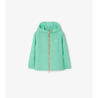 Kapuzenjacke aus Nylon mit Karomuster
