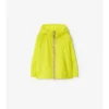 Kapuzenjacke aus Nylon mit Karomuster