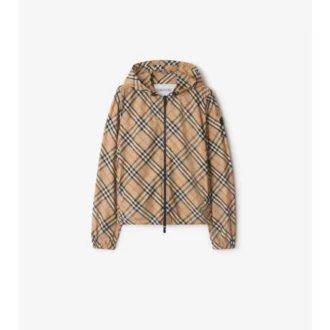 Kapuzenjacke mit Karomuster