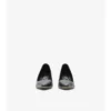 Karierte Damen-Pumps aus Leder