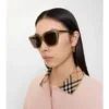 Karierte Sonnenbrille mit Gravur 