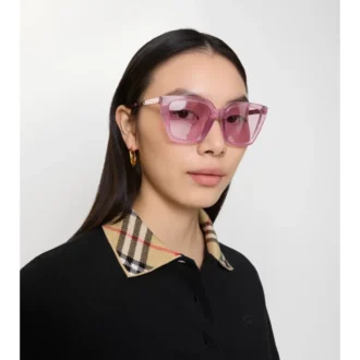 Karierte Sonnenbrille mit Gravur 