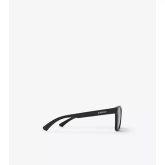 Karierte Sonnenbrille mit quadratischem Rahmen