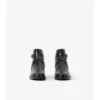 Karierte Stiefel aus Leder