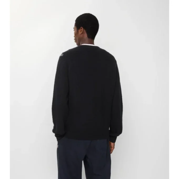 Karierter Wollpullover