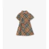 Kariertes Baumwoll-Shirt-Kleid