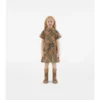 Kariertes Baumwoll-Shirt-Kleid