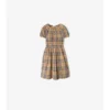 Kariertes Baumwollkleid
