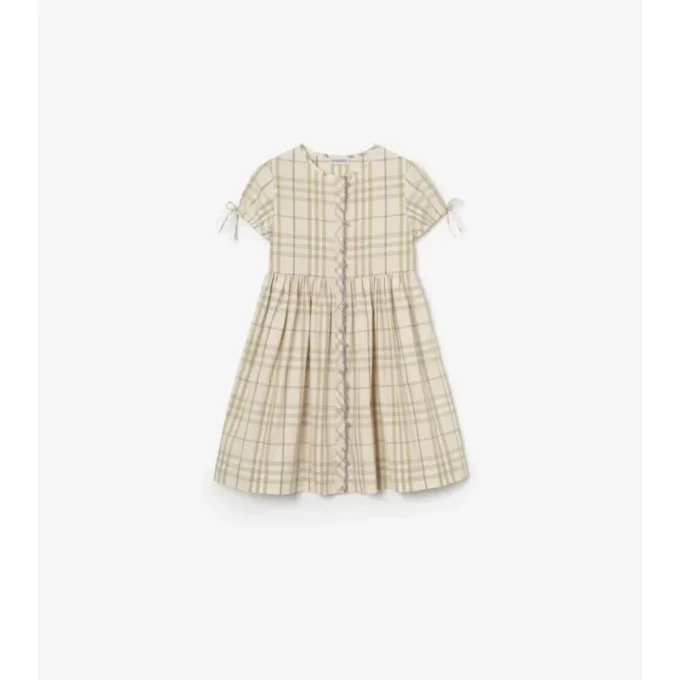Kariertes Baumwollkleid