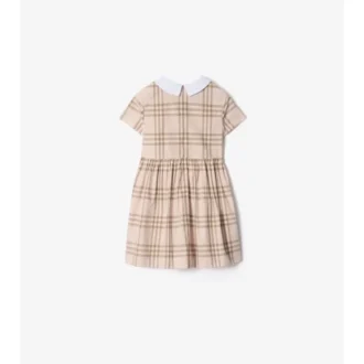 Kariertes Baumwollkleid
