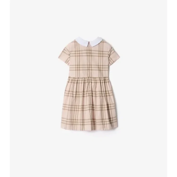 Kariertes Baumwollkleid