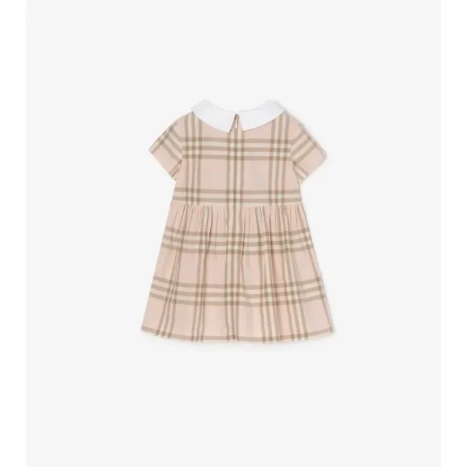 Kariertes Baumwollkleid