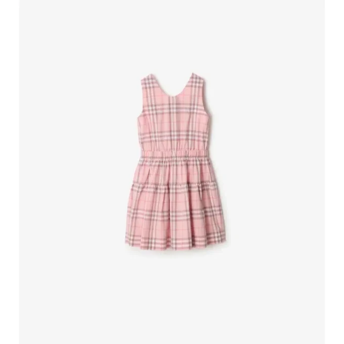 Kariertes Baumwollkleid
