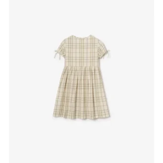 Kariertes Baumwollkleid