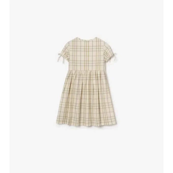 Kariertes Baumwollkleid
