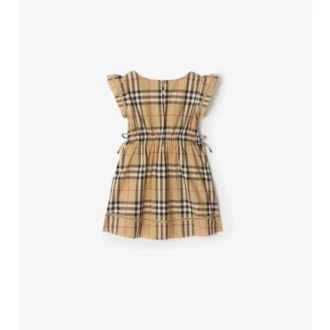 Kariertes Baumwollkleid