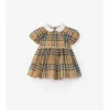 Kariertes Baumwollkleid mit Bloomers