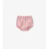 Kariertes Baumwollkleid mit Bloomers