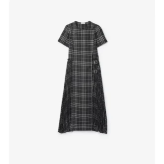 Kariertes Kiltkleid aus Wollmischung