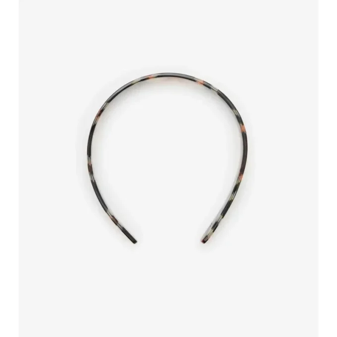 Kariertes Stirnband aus Acetat