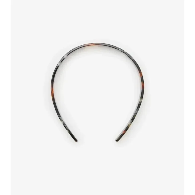 Kariertes Stirnband aus Acetat