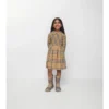 Kleid aus Baumwollpopeline mit Burberry-Karomuster