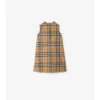 Kleid aus Baumwollpopeline mit Burberry-Karomuster
