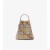 Kleine Bucket Bag mit Karomuster